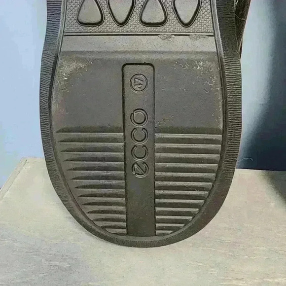 Ecco Mens Brown Leather‎ Fenn Tie Lace-Up Oxfords Size US 13, EU 47 - Picture 9 of 10